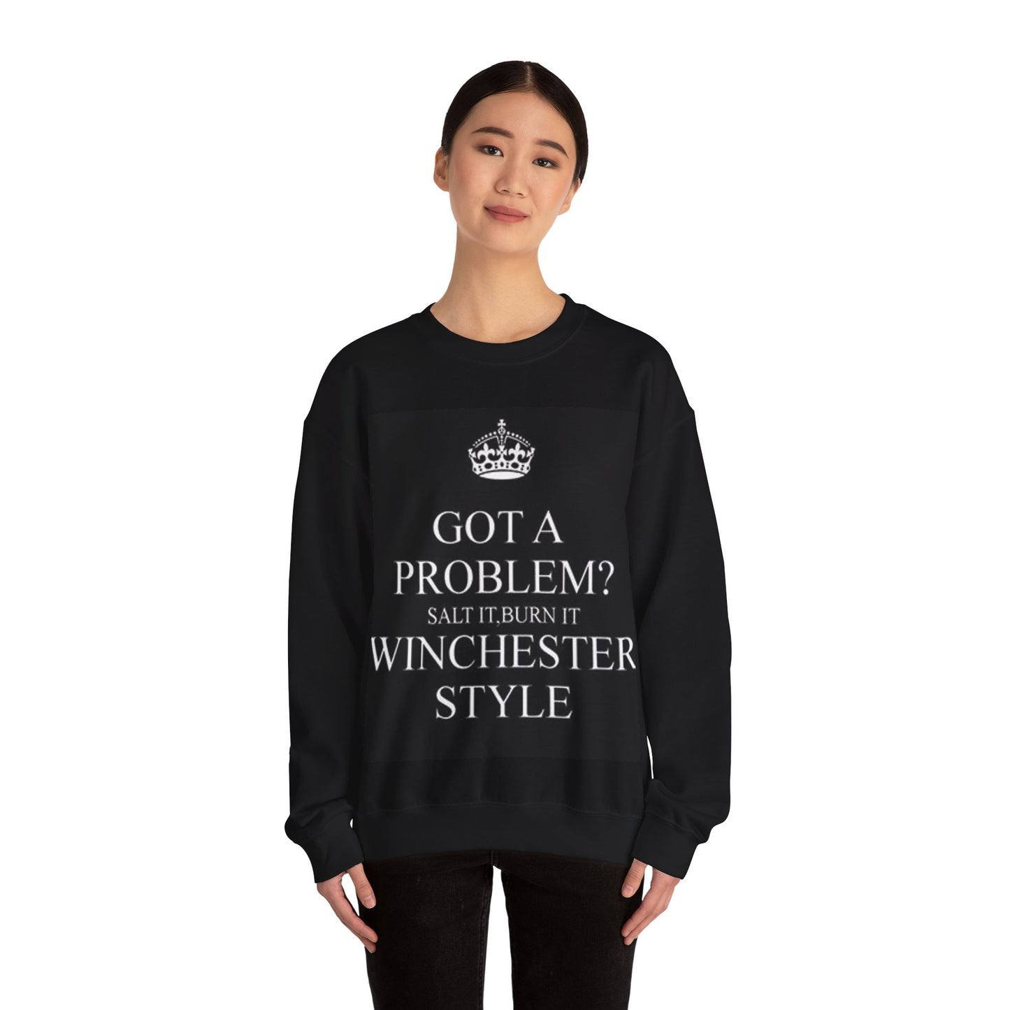Supernatural Salt & Burn, Unisex Heavy Blend™ Crewneck Sweatshirt