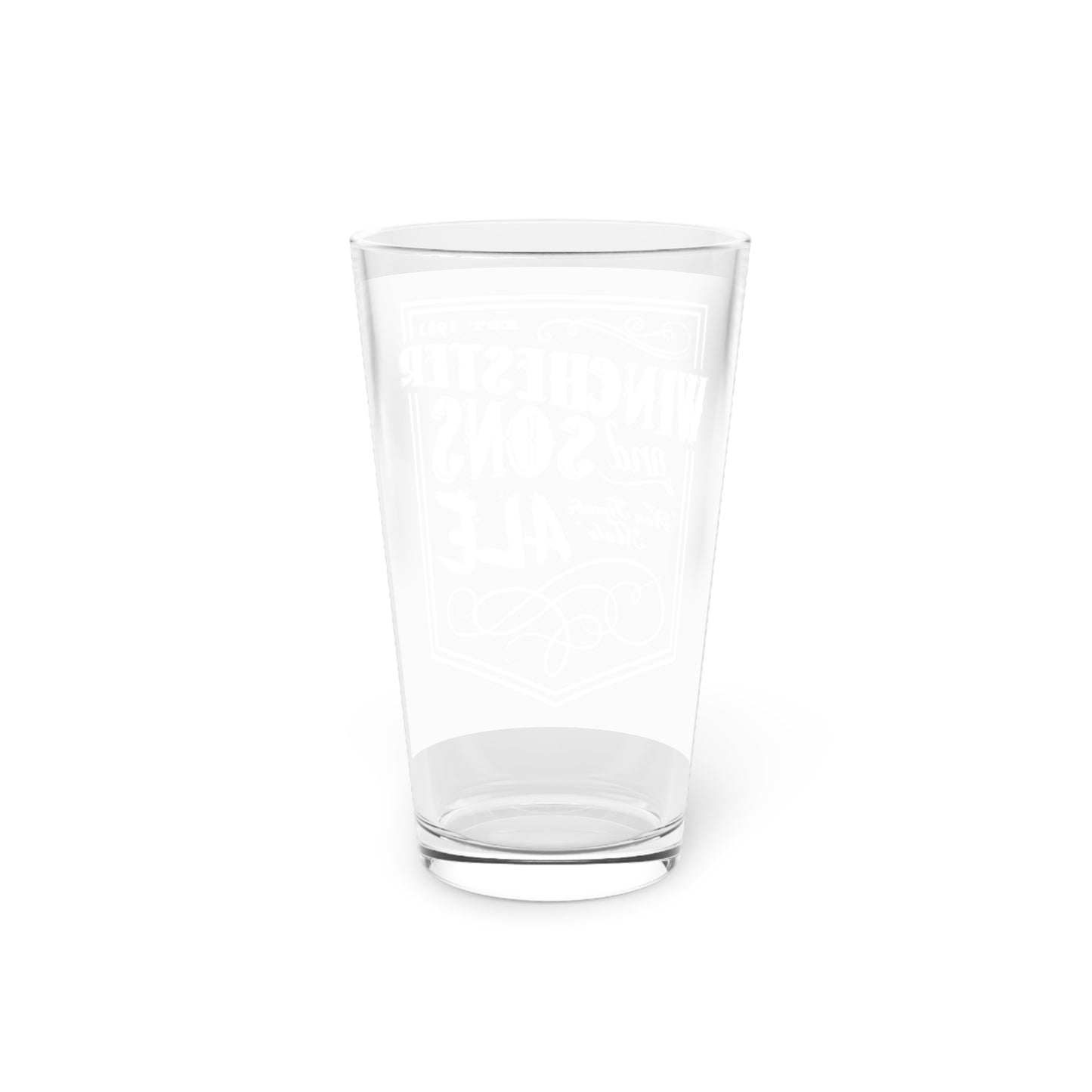 supernatural "Winchesters Ale" Pint Glass, 16oz
