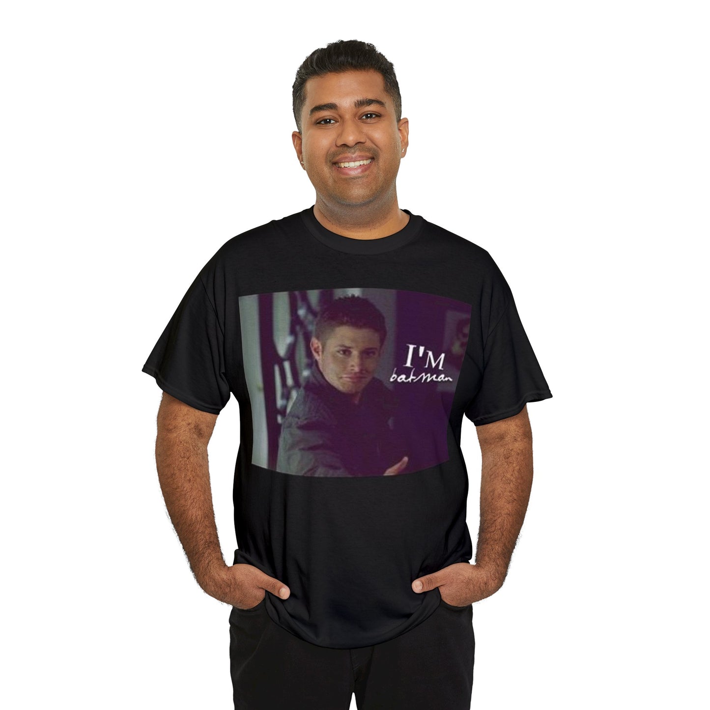 Supernatural "I'm Batman" Unisex Heavy Cotton Tee