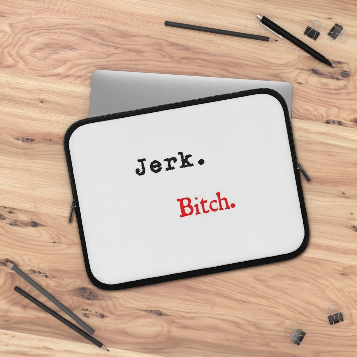 Supernatural 'Bitch/Jerk" Laptop Sleeve
