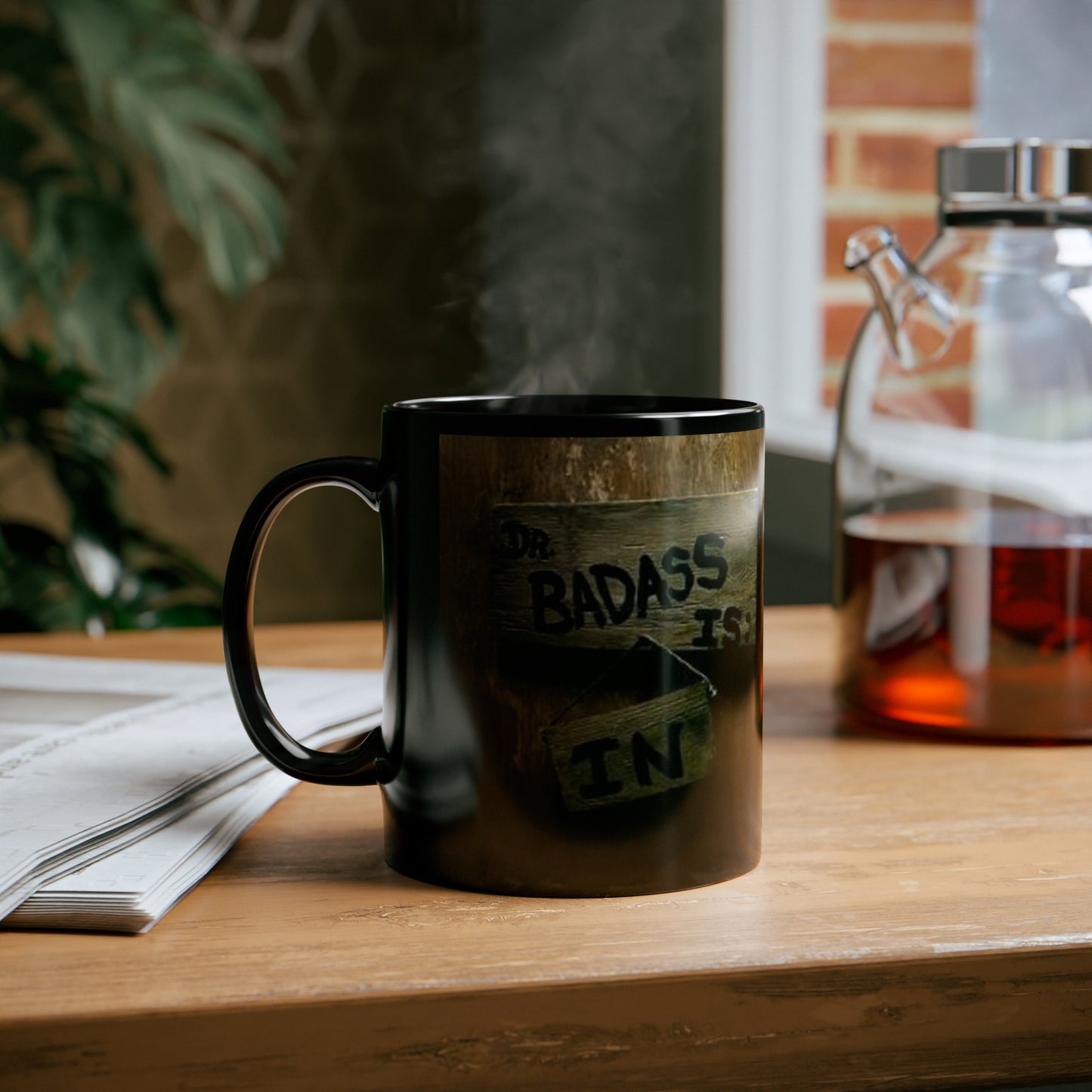 Supernatural "Dr. Badass" 11oz Black Mug