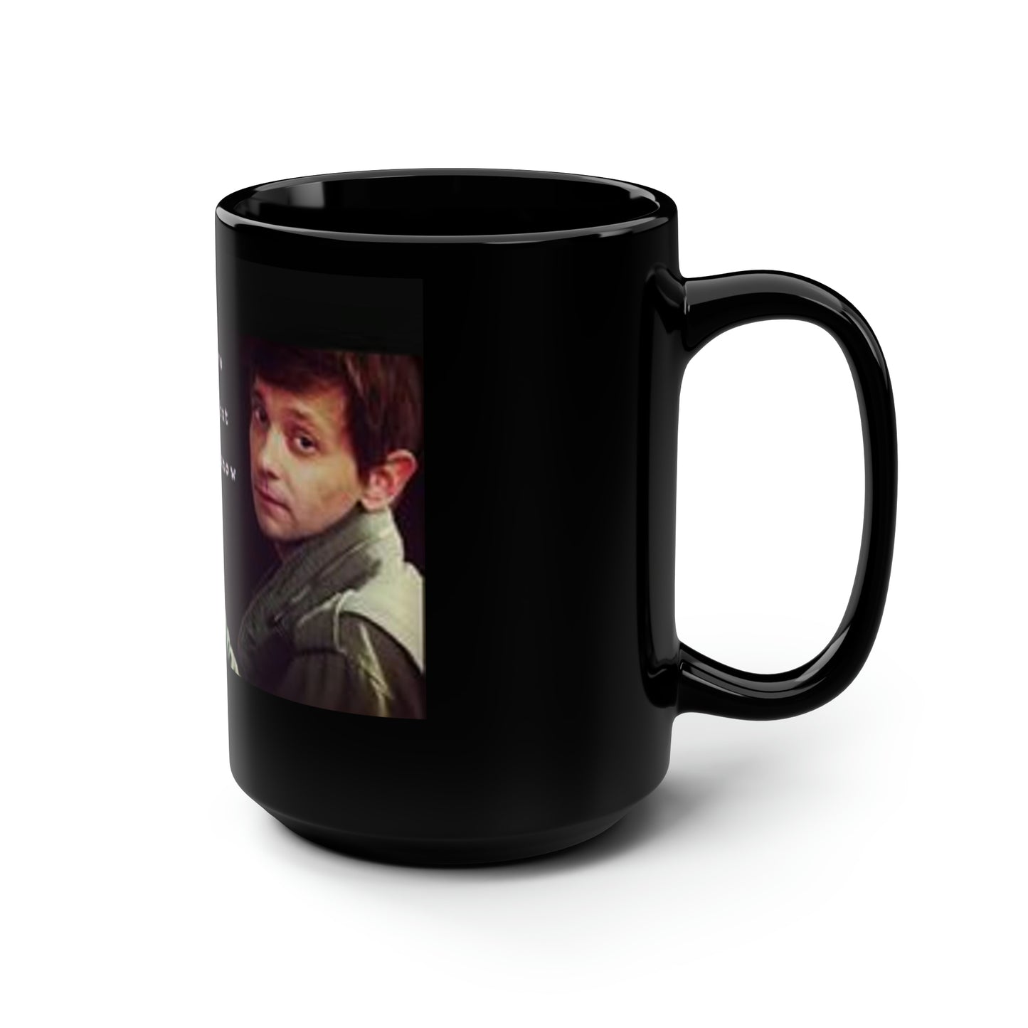 Supernatural "Mr. Fizzles" Valentine, Black Mug, 15oz