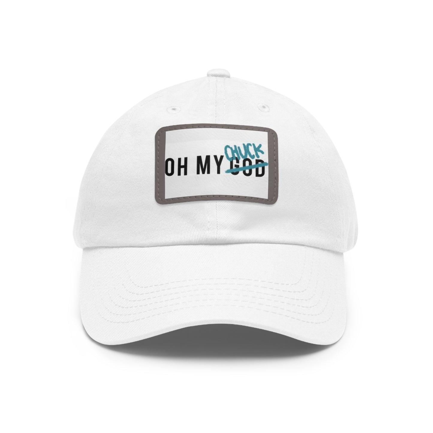 Supernatural "Oh My Chuck" Dad Hat with Leather Patch (Rectangle)