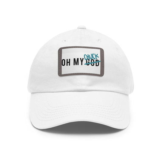 Supernatural "Oh My Chuck" Dad Hat with Leather Patch (Rectangle)