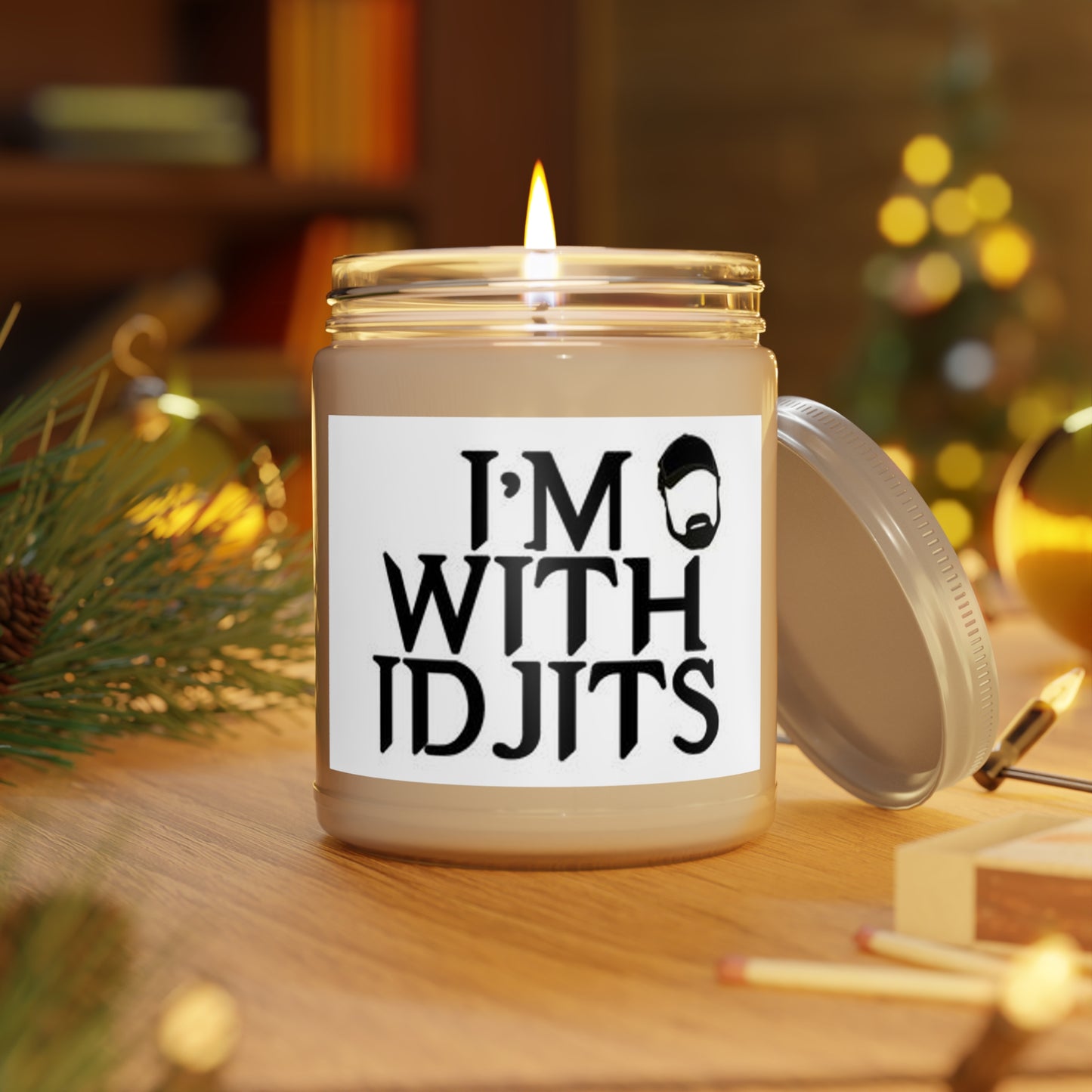 Supernatural "I'm with Idjits" Scented Candles, 9oz