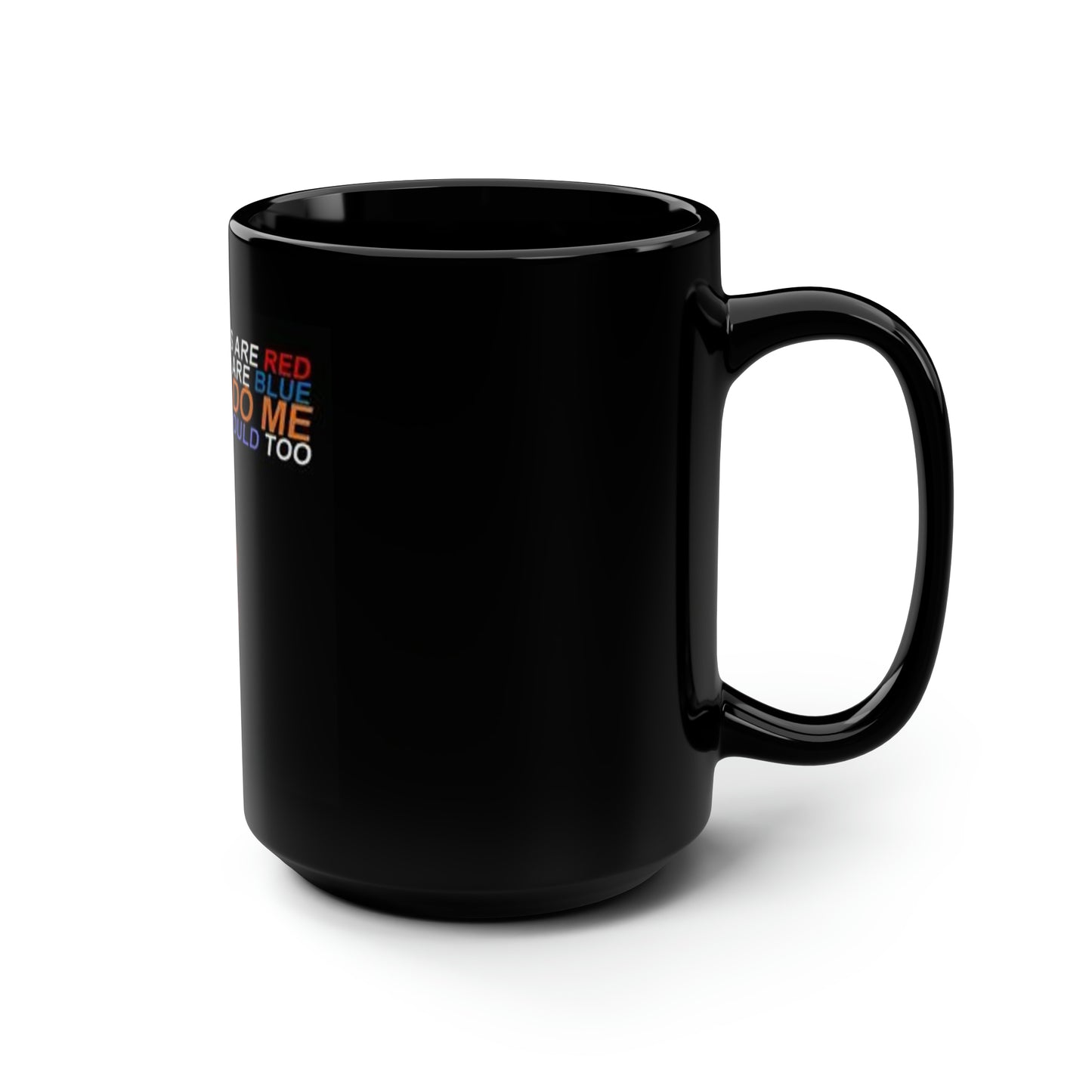 Supernatural Dean Valentine, Black Mug, 15oz