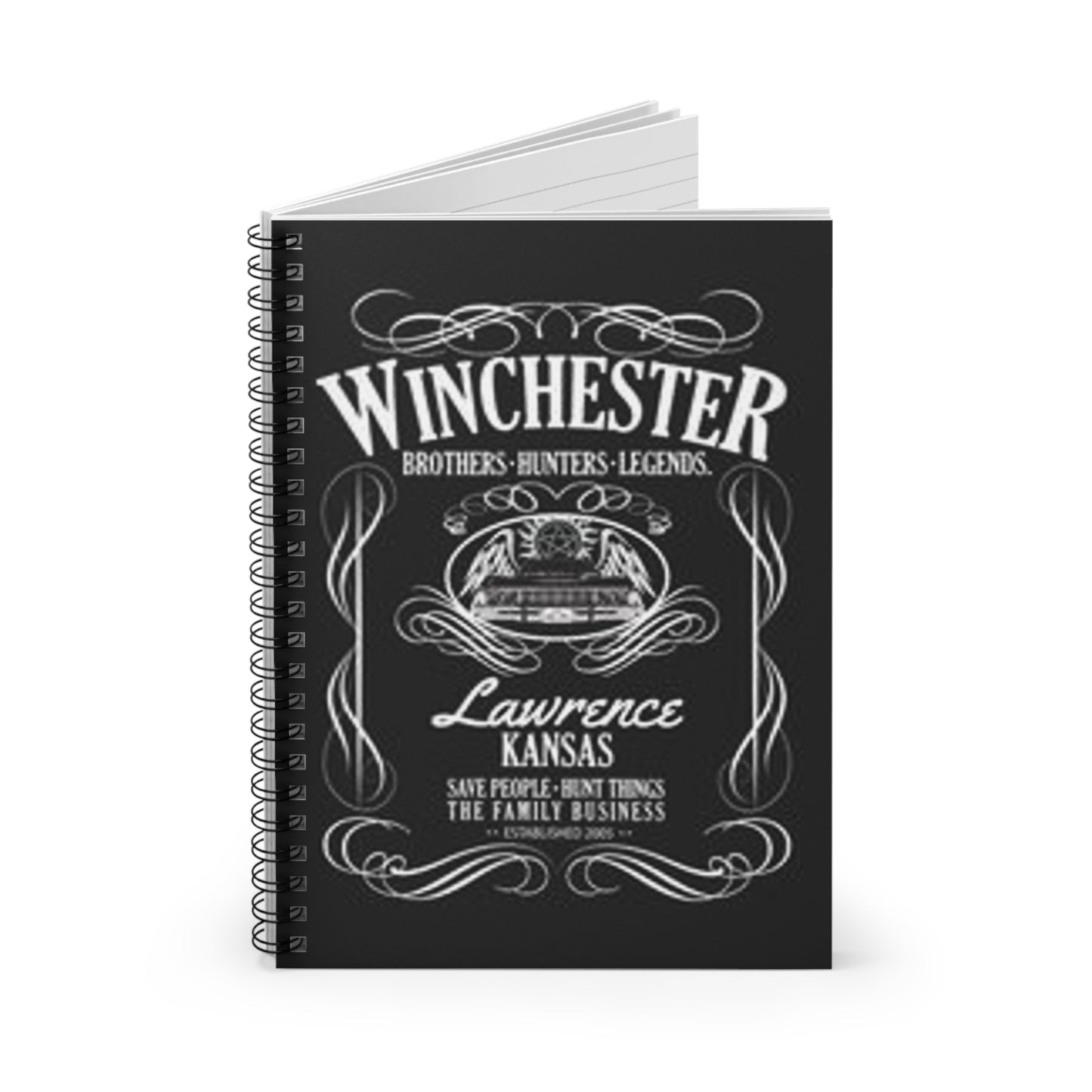 Supernatural "Winchester Bros" Spiral Notebook - Ruled Line