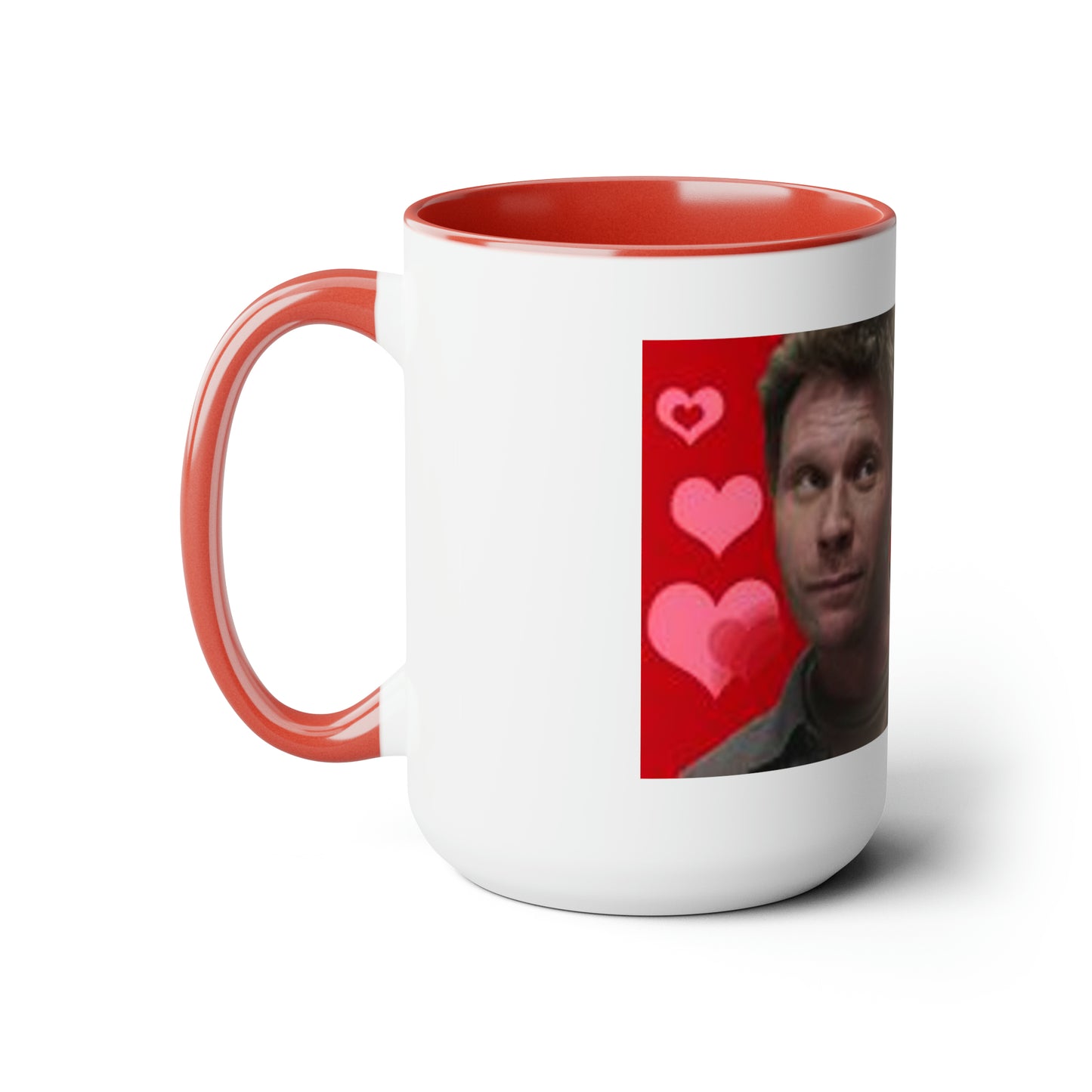 Supernatural Lucifer Valentine, Two-Tone Coffee Mugs, 15oz