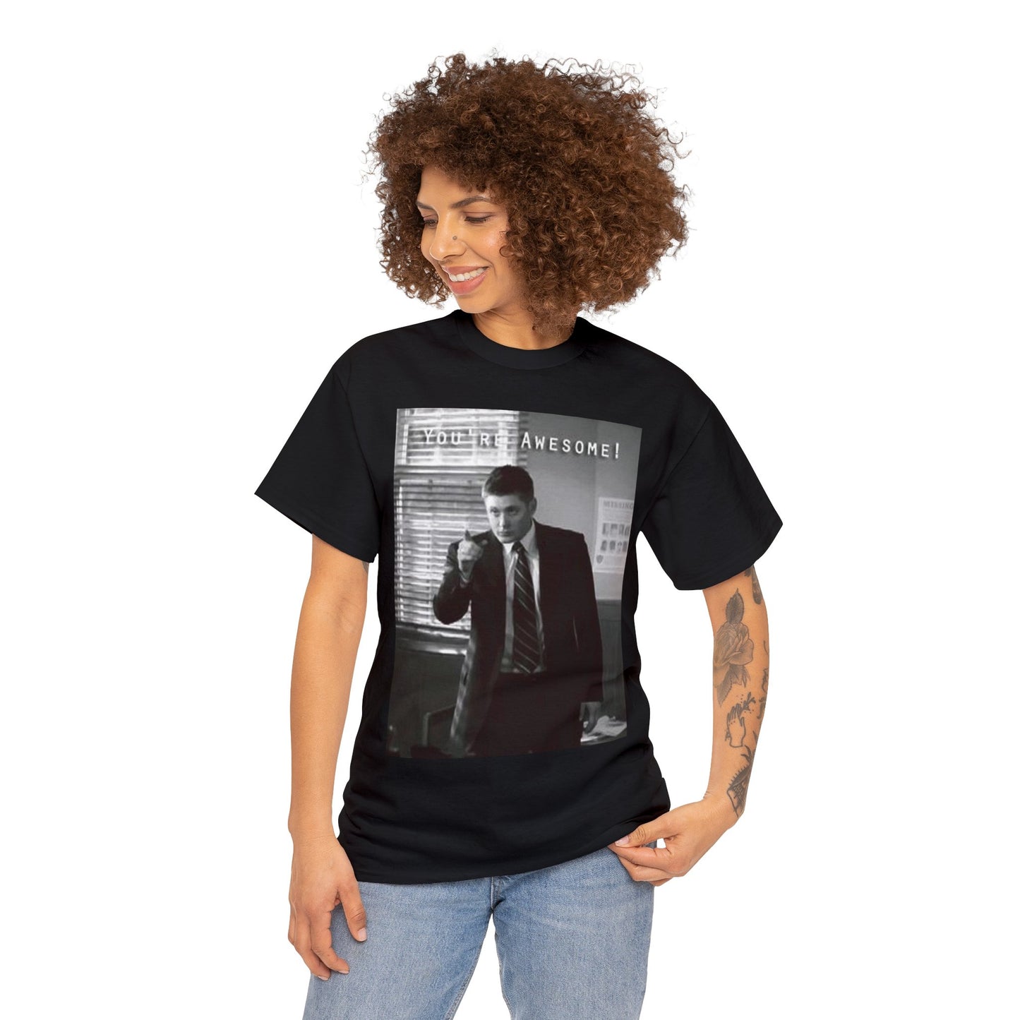 Supernatural Dean "Your Awesome" Unisex Heavy Cotton Tee