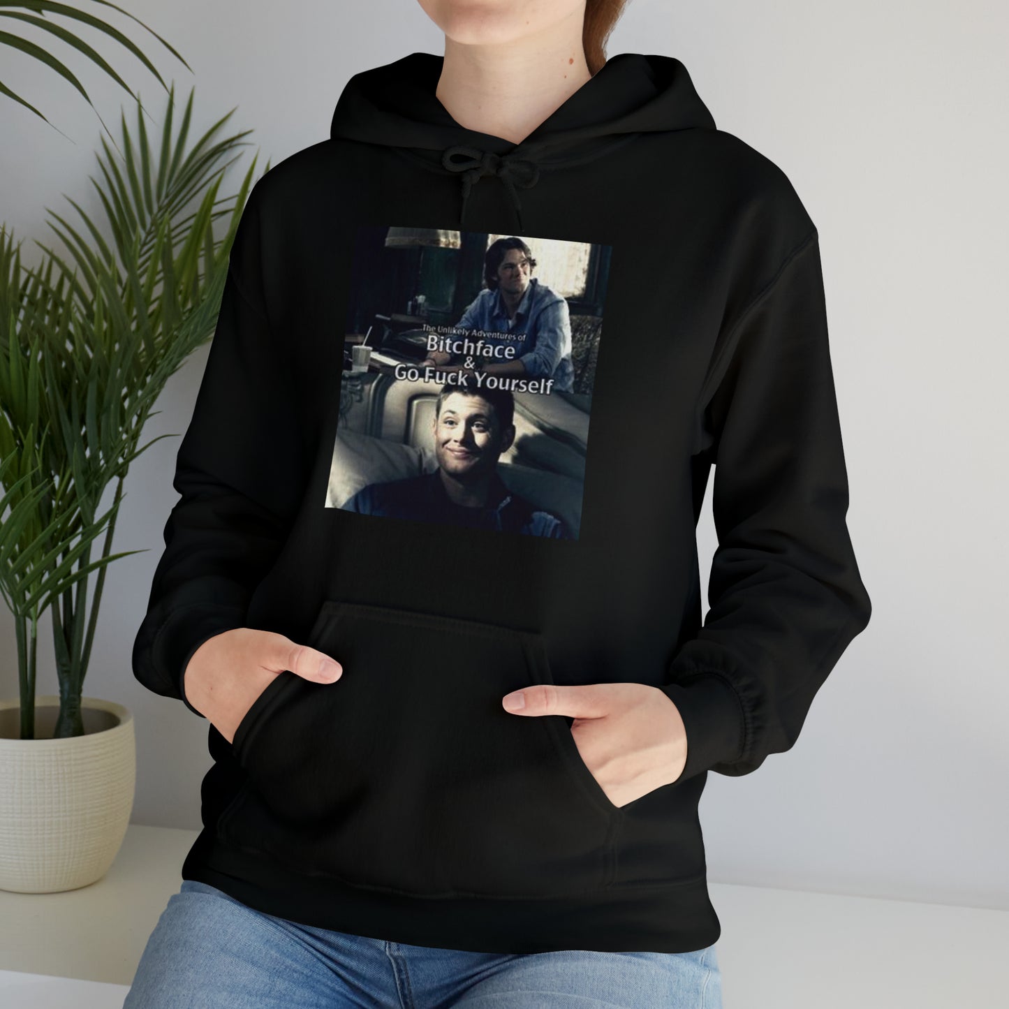 Supernatural "Bitchface" Unisex Heavy Blend™ Hooded Sweatshirt