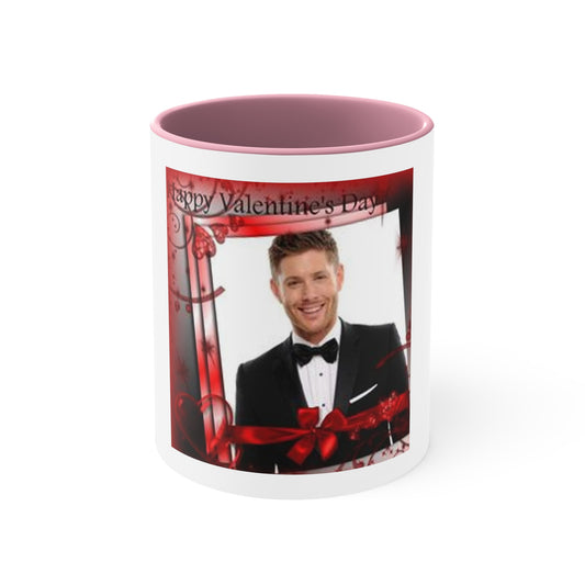 Supernatural Dean Valentine, Accent Coffee Mug, 11oz