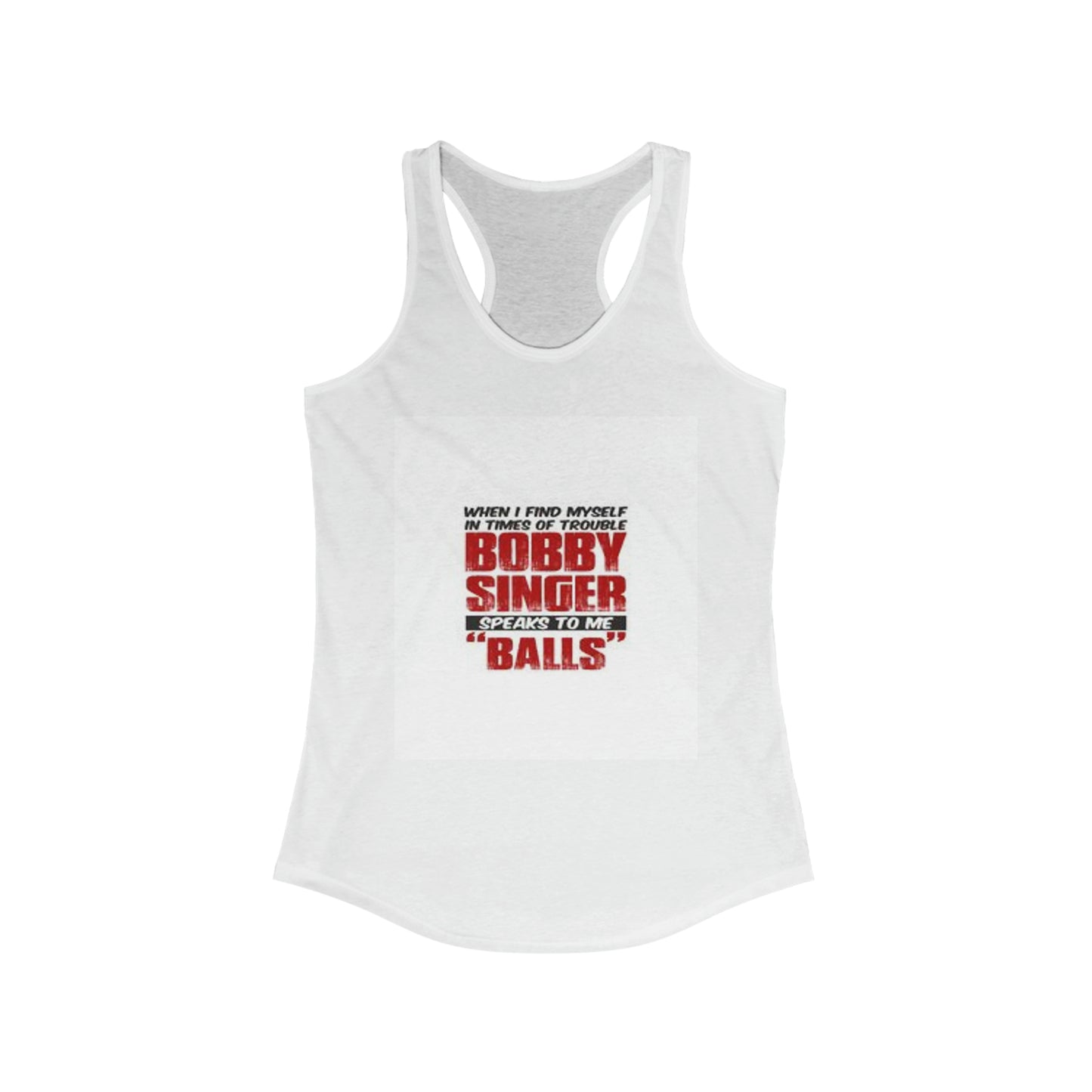 Supernatural "Bobby" Women's Ideal Racerback Tank