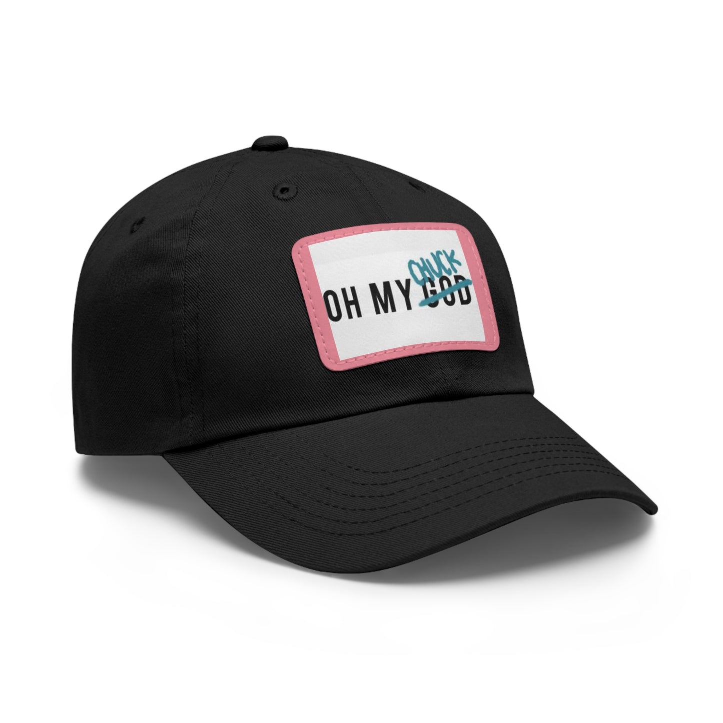 Supernatural "Oh My Chuck" Dad Hat with Leather Patch (Rectangle)
