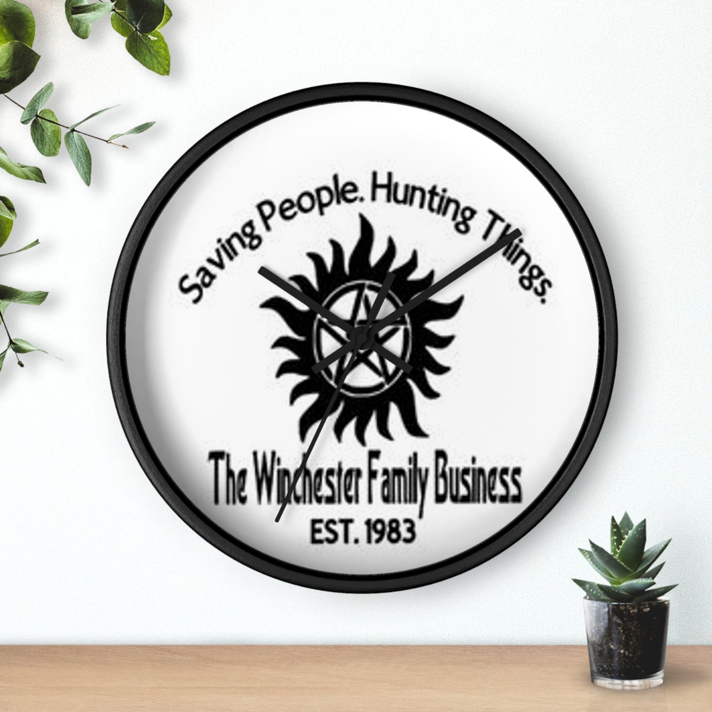 Supernatural Winchester Family Business, Wall Clock