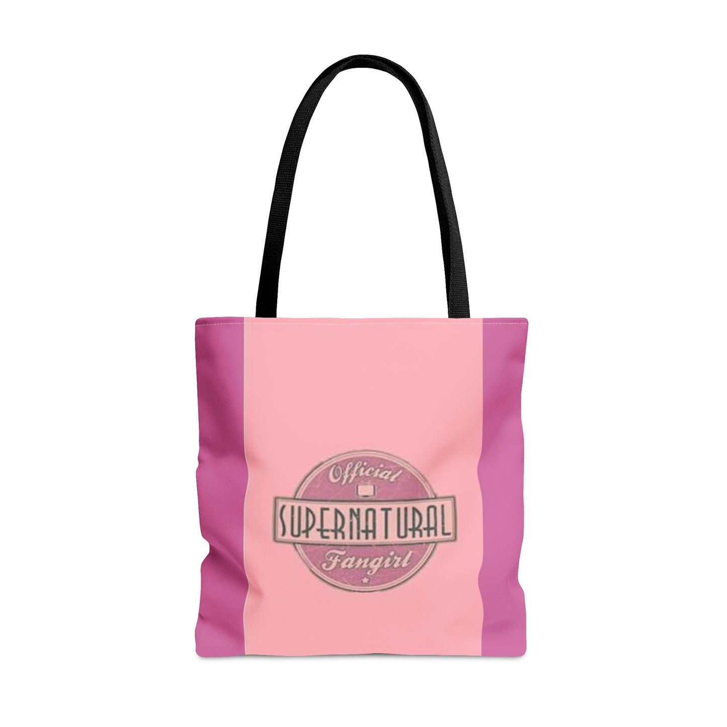 Supernatural "Fangirl" pink Tote Bag (AOP)