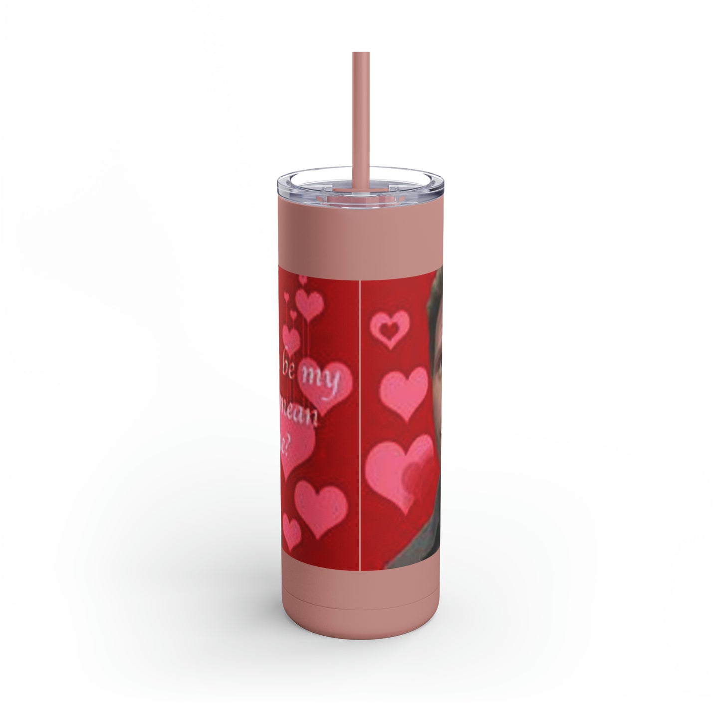 Supernatural Lucifer Valentine, Maars Maker Skinny Matte Tumbler, 20oz