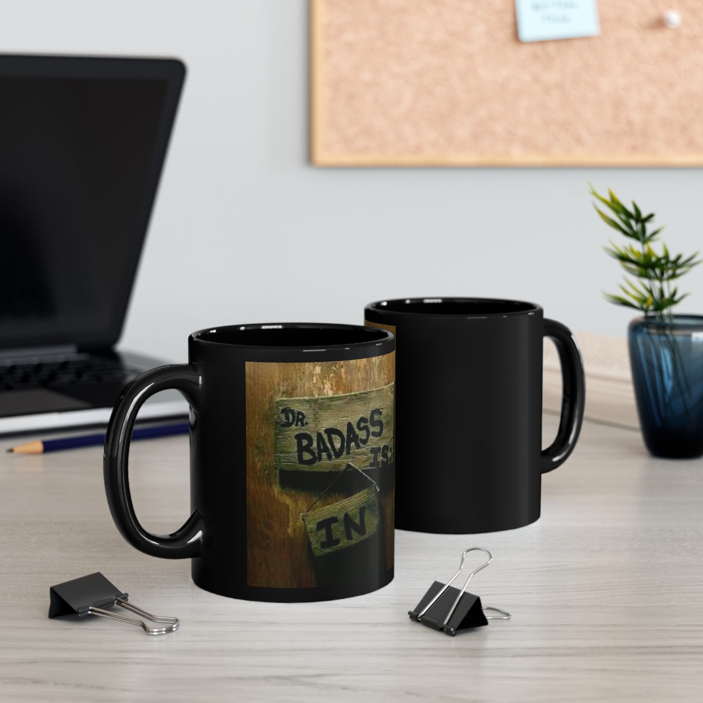 Supernatural "Dr. Badass" 11oz Black Mug