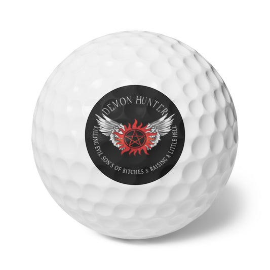 Supernatural Hunter, Golf Balls, 6pcs