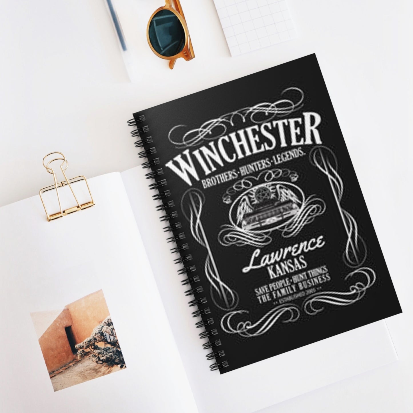 Supernatural "Winchester Bros" Spiral Notebook - Ruled Line