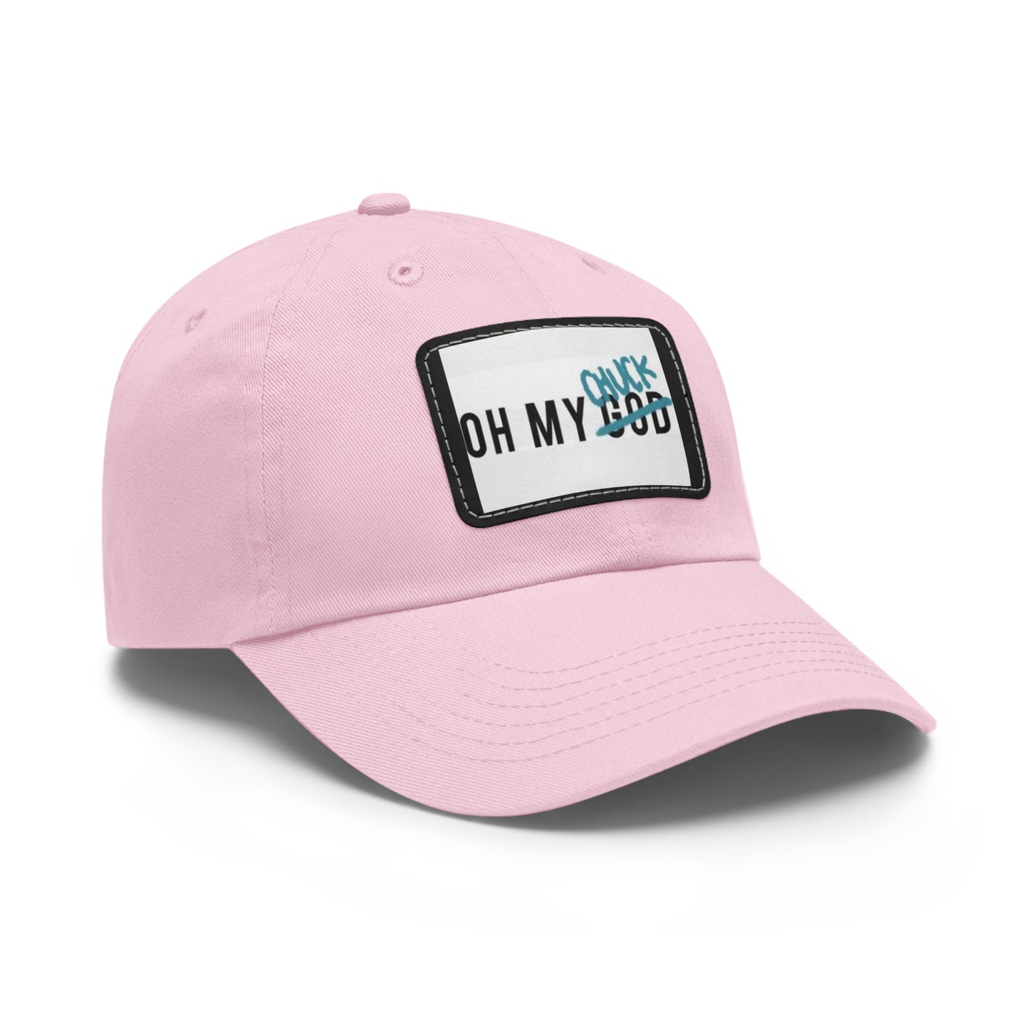 Supernatural "Oh My Chuck" Dad Hat with Leather Patch (Rectangle)