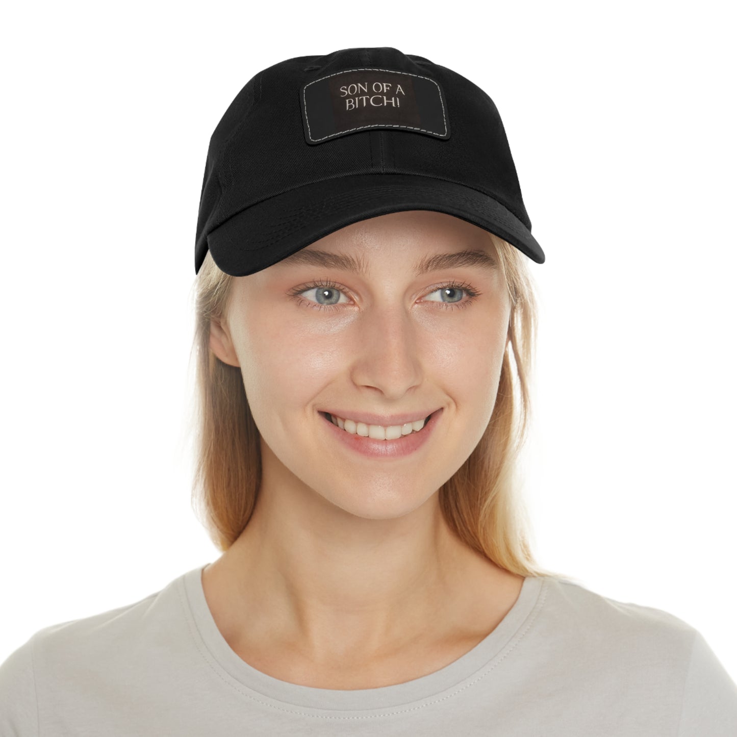 Supernatural SOB, Dad Hat with Leather Patch (Rectangle)