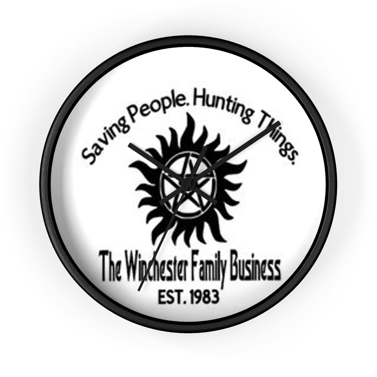Supernatural Winchester Family Business, Wall Clock