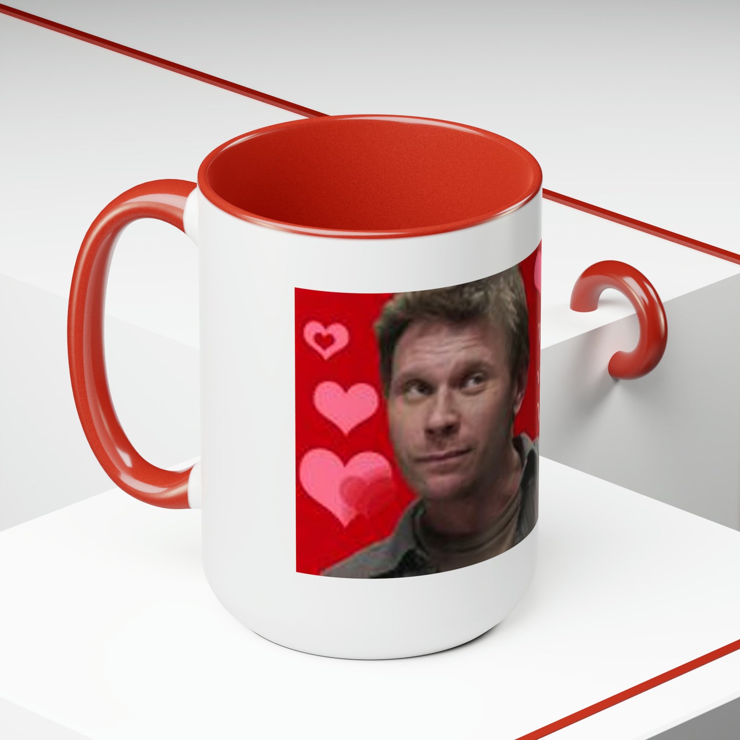 Supernatural Lucifer Valentine, Two-Tone Coffee Mugs, 15oz