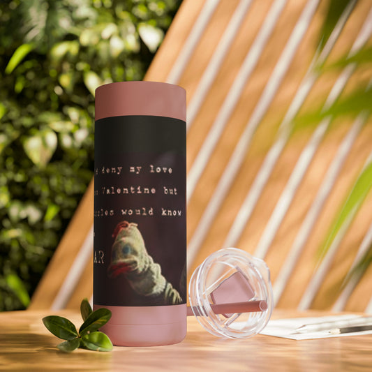 Supernatural "Mr. Fizzles" Valentine, Maars Maker Skinny Matte Tumbler, 20oz