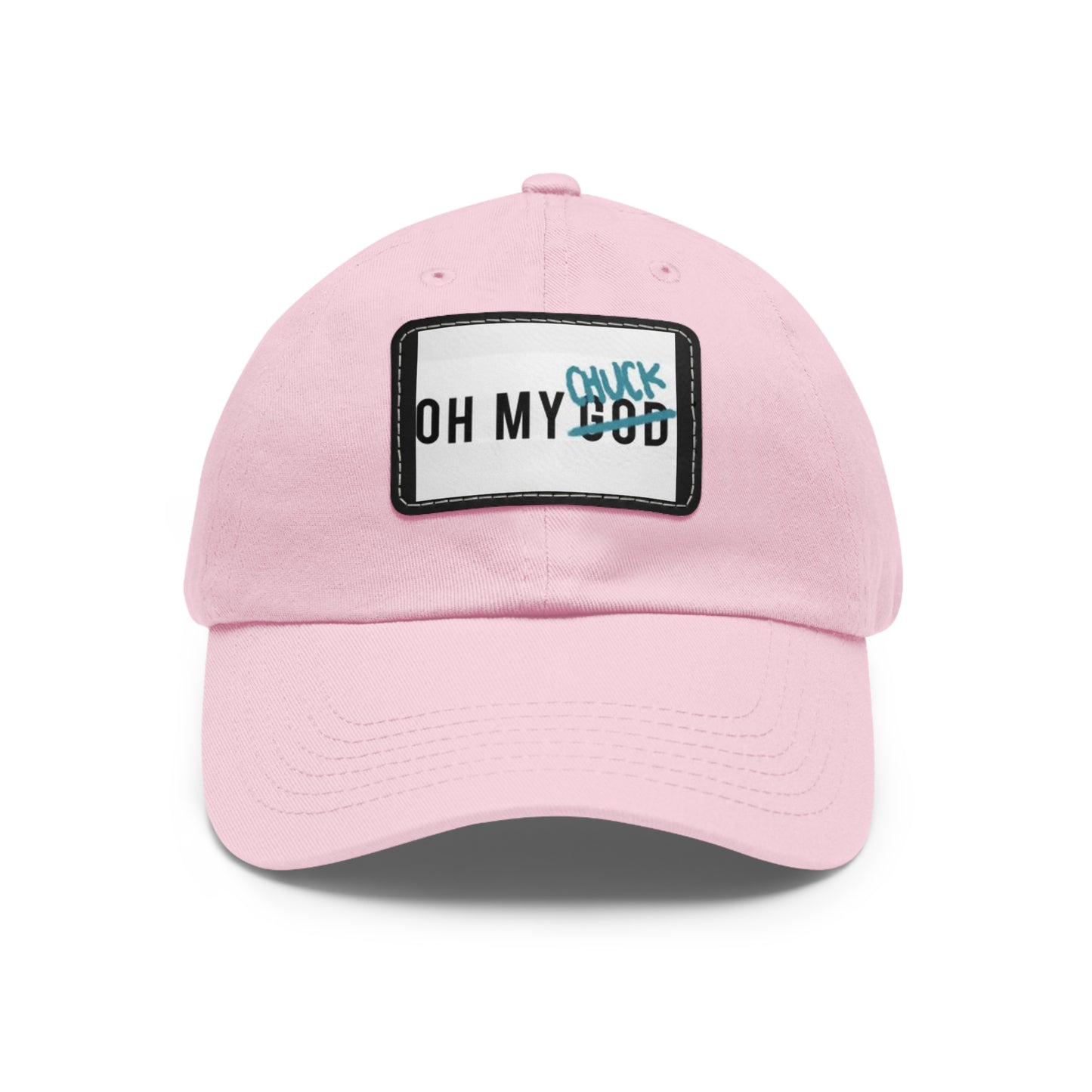 Supernatural "Oh My Chuck" Dad Hat with Leather Patch (Rectangle)