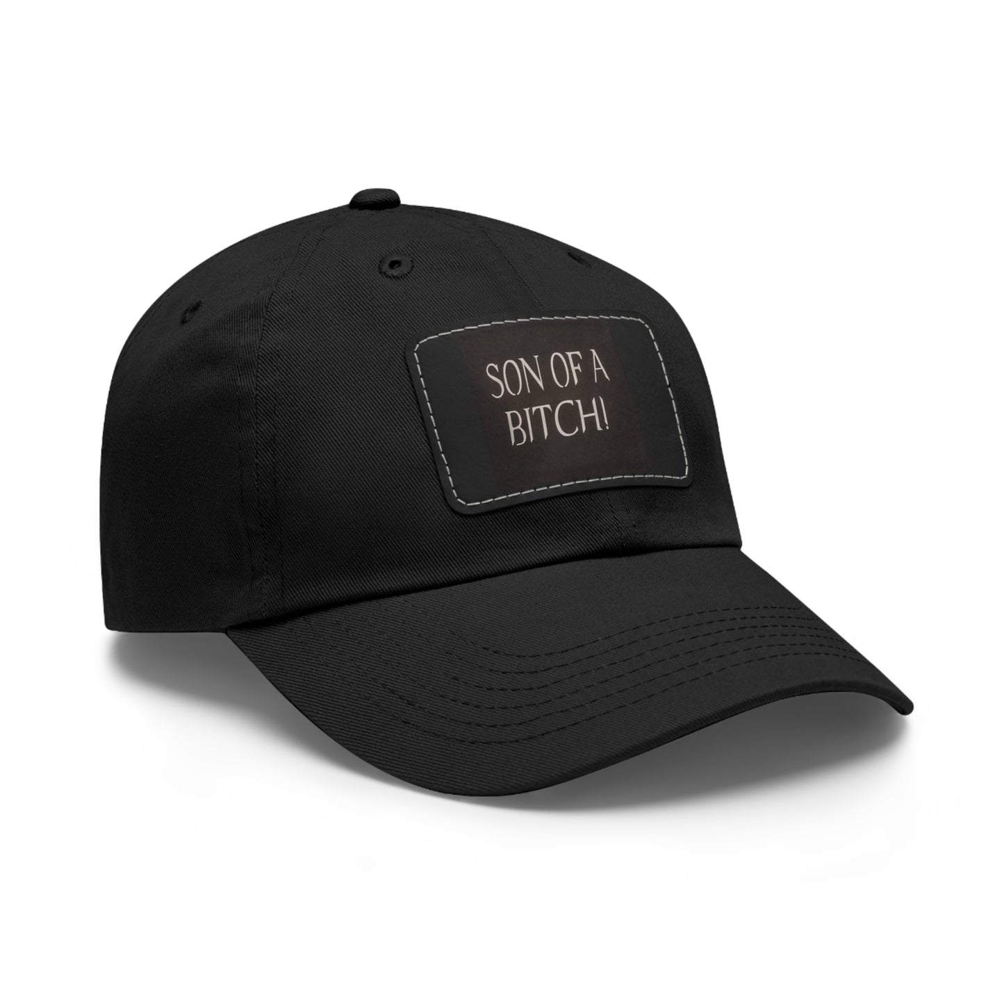 Supernatural SOB, Dad Hat with Leather Patch (Rectangle)