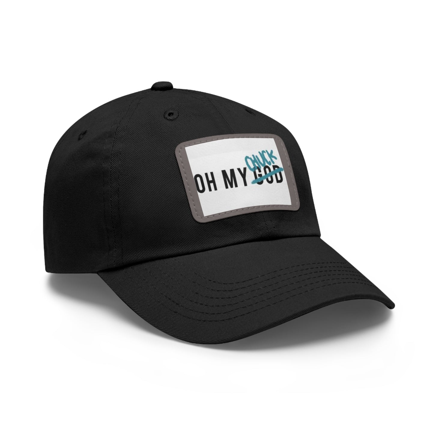 Supernatural "Oh My Chuck" Dad Hat with Leather Patch (Rectangle)