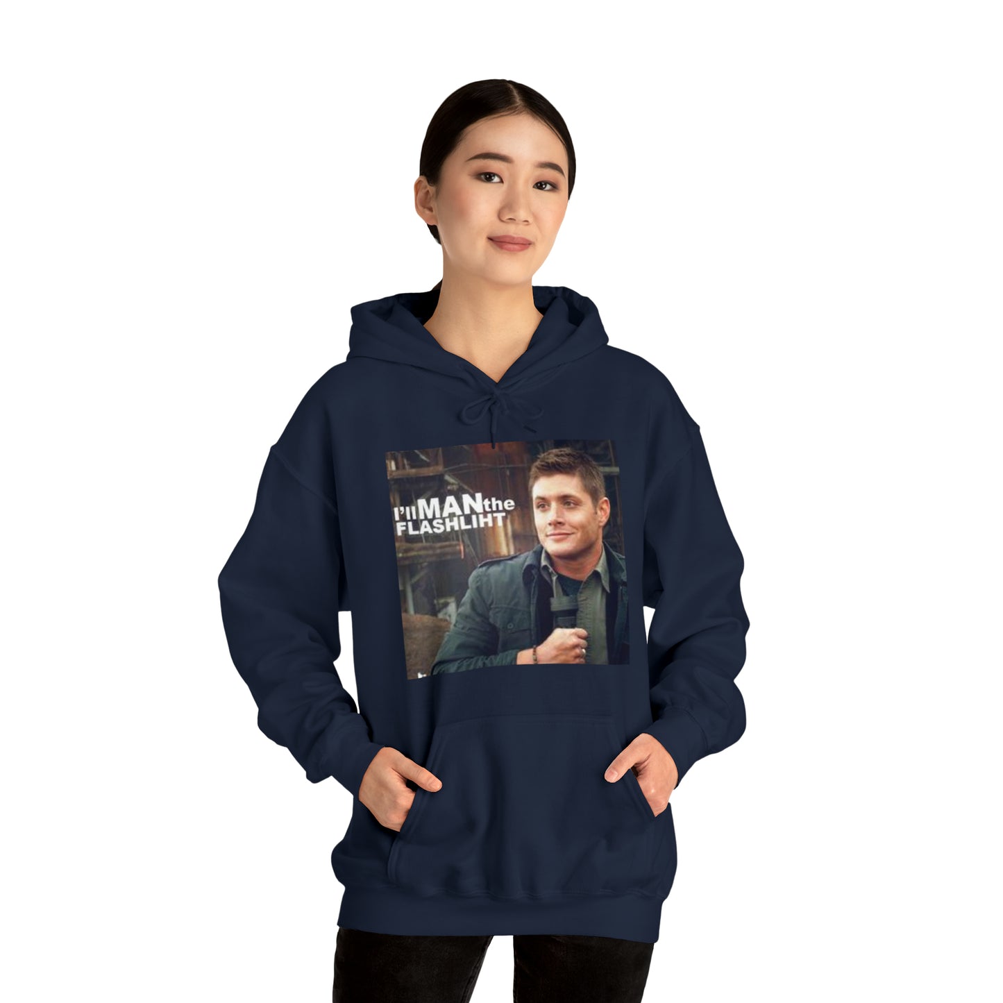 Supernatural "Dean Flashlight" Unisex Heavy Blend™ Hooded Sweatshirt