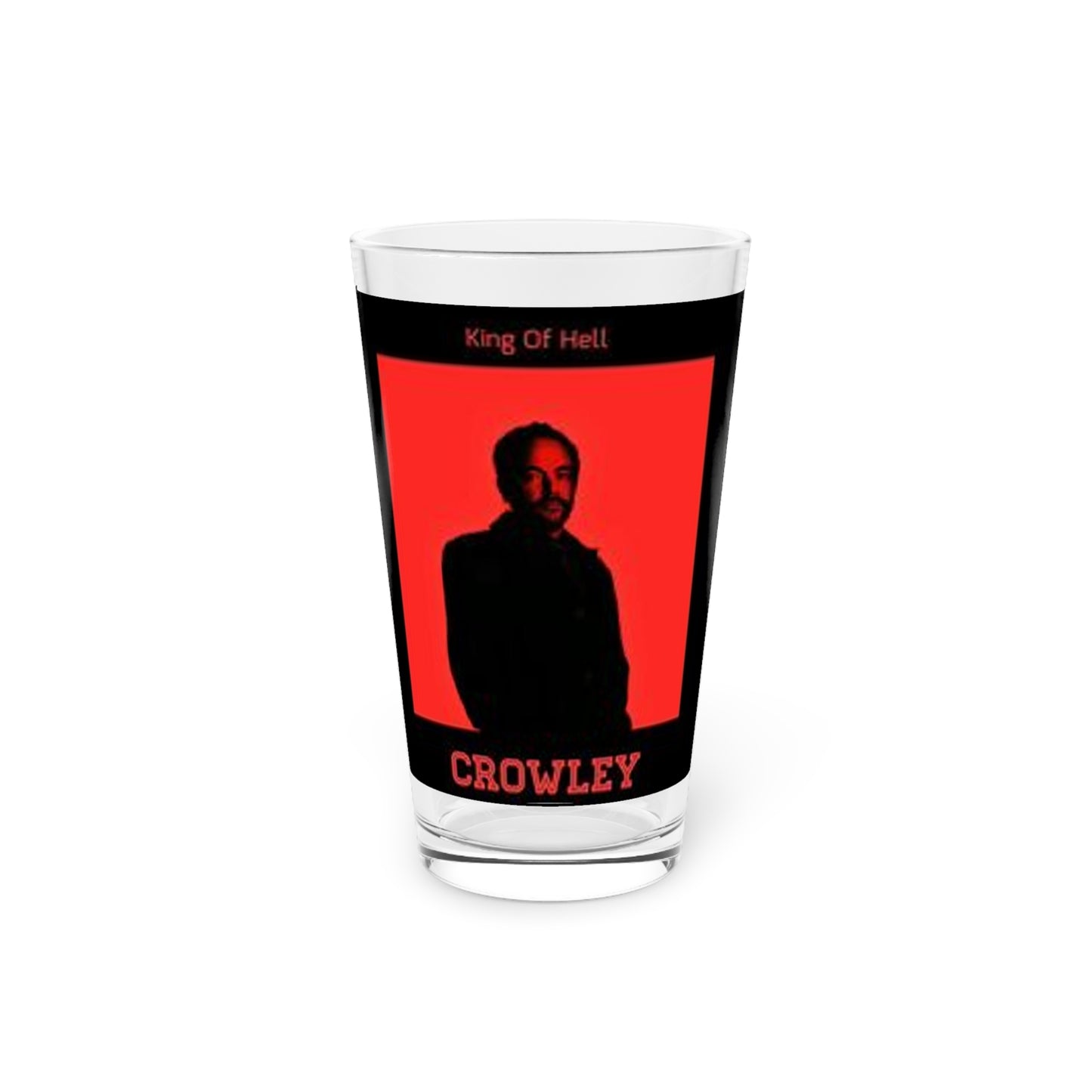 Supernatural "Crowley King of Hell" Pint Glass, 16oz