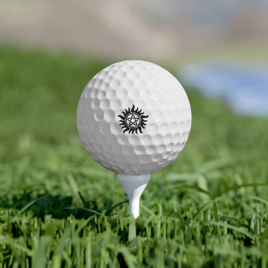 Supernatural Anti Possession symbol, Golf Balls, 6pcs