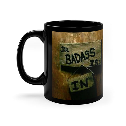 Supernatural "Dr. Badass" 11oz Black Mug