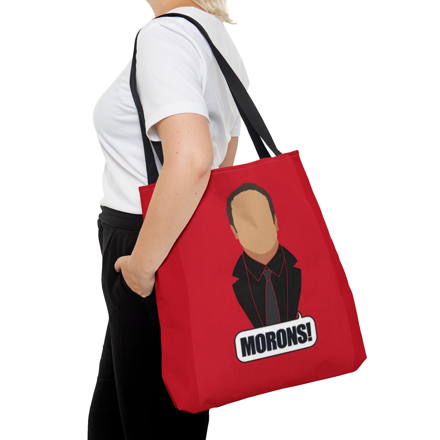 Supernatural "Crowley King of Hell" red Tote Bag (AOP)