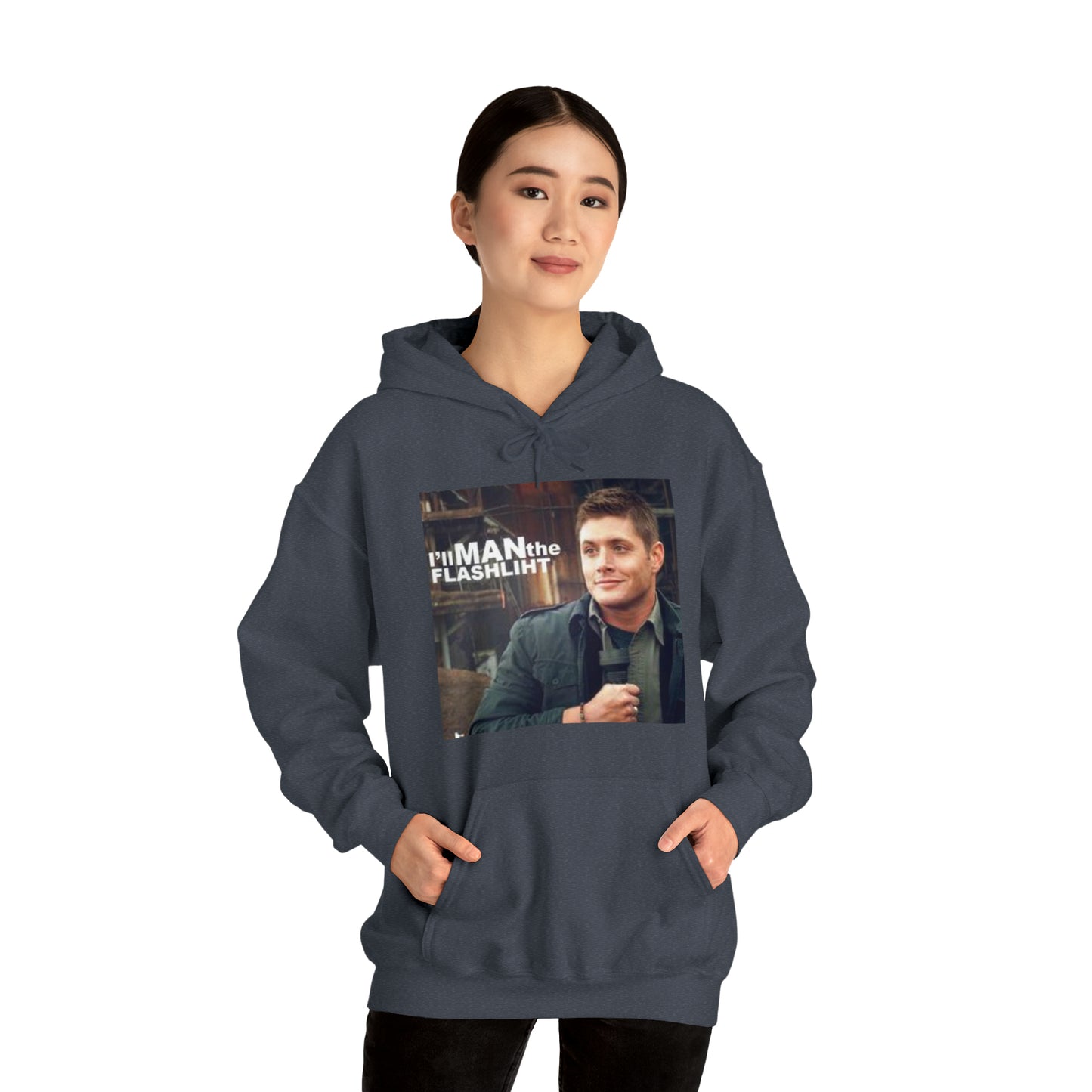 Supernatural "Dean Flashlight" Unisex Heavy Blend™ Hooded Sweatshirt