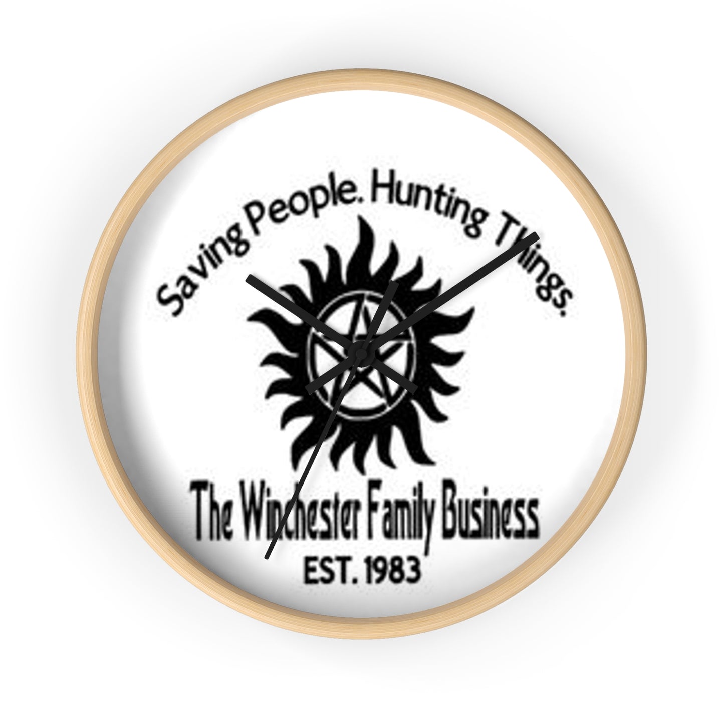Supernatural Winchester Family Business, Wall Clock