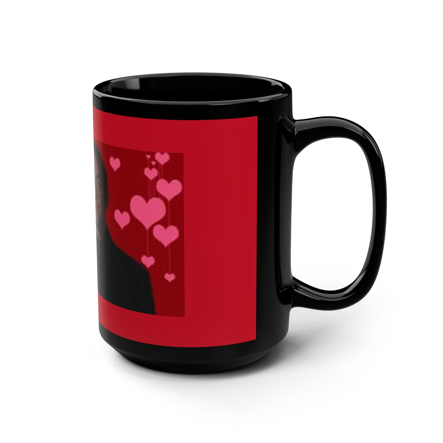 Supernatural Crowley Valentine, Black Mug, 15oz