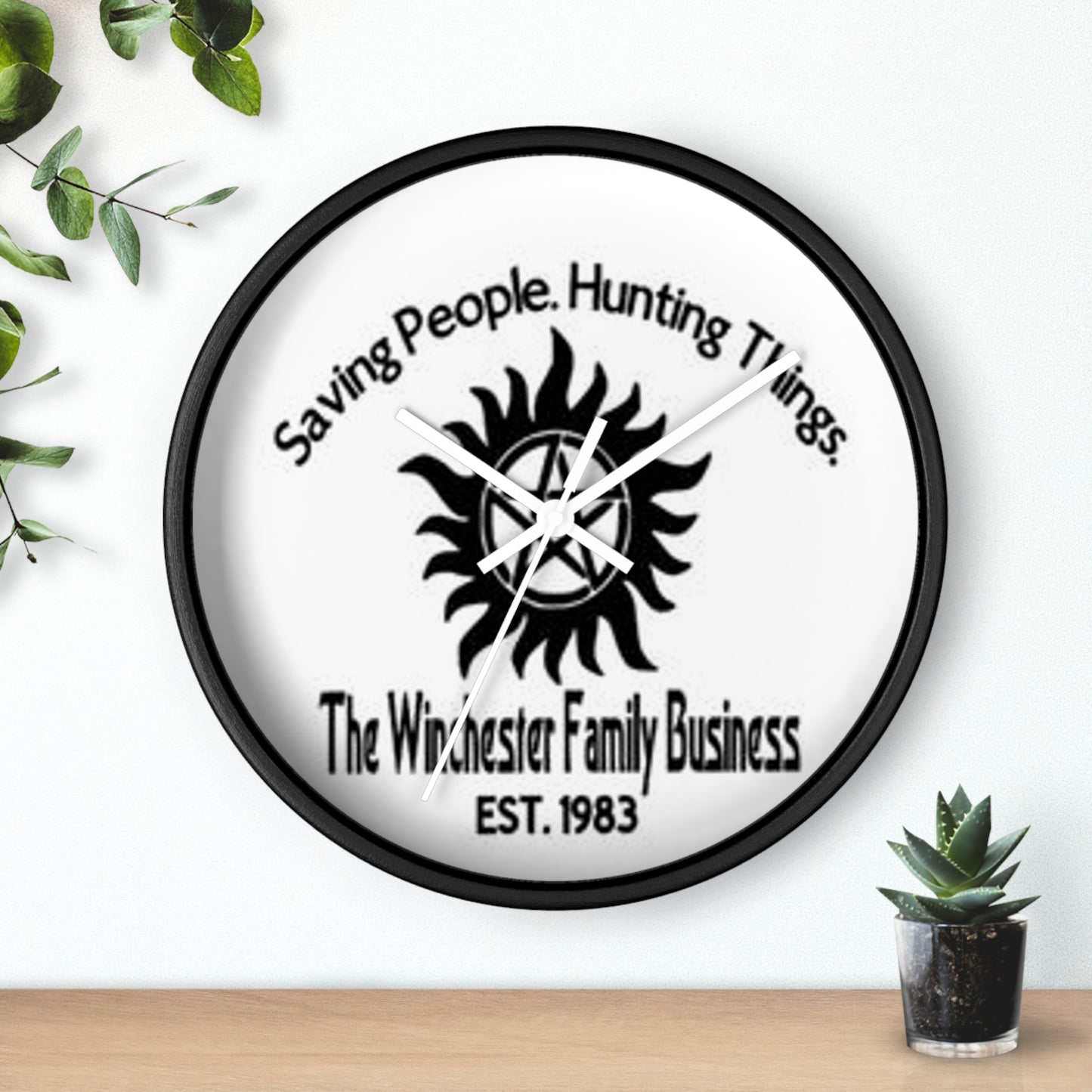 Supernatural Winchester Family Business, Wall Clock
