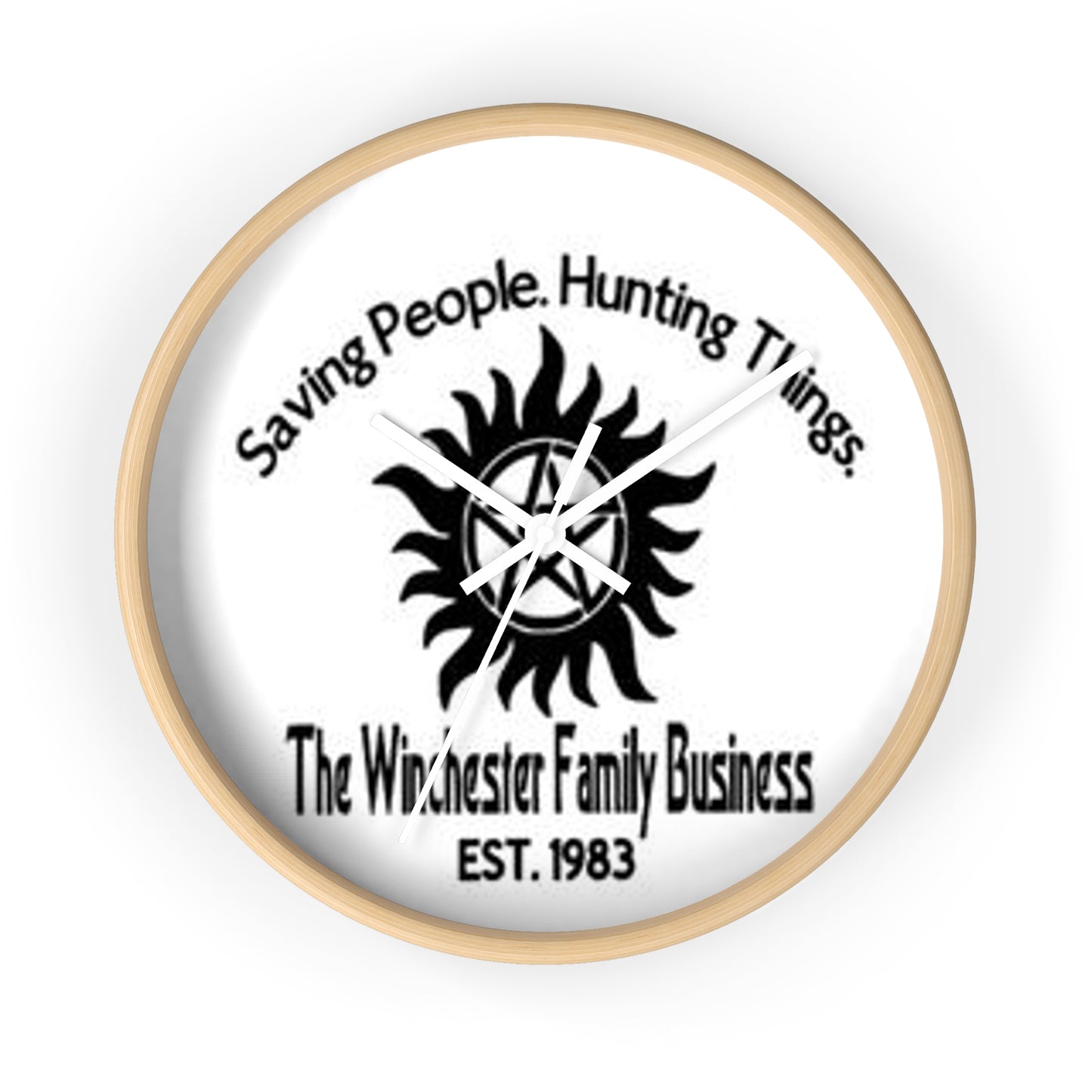 Supernatural Winchester Family Business, Wall Clock