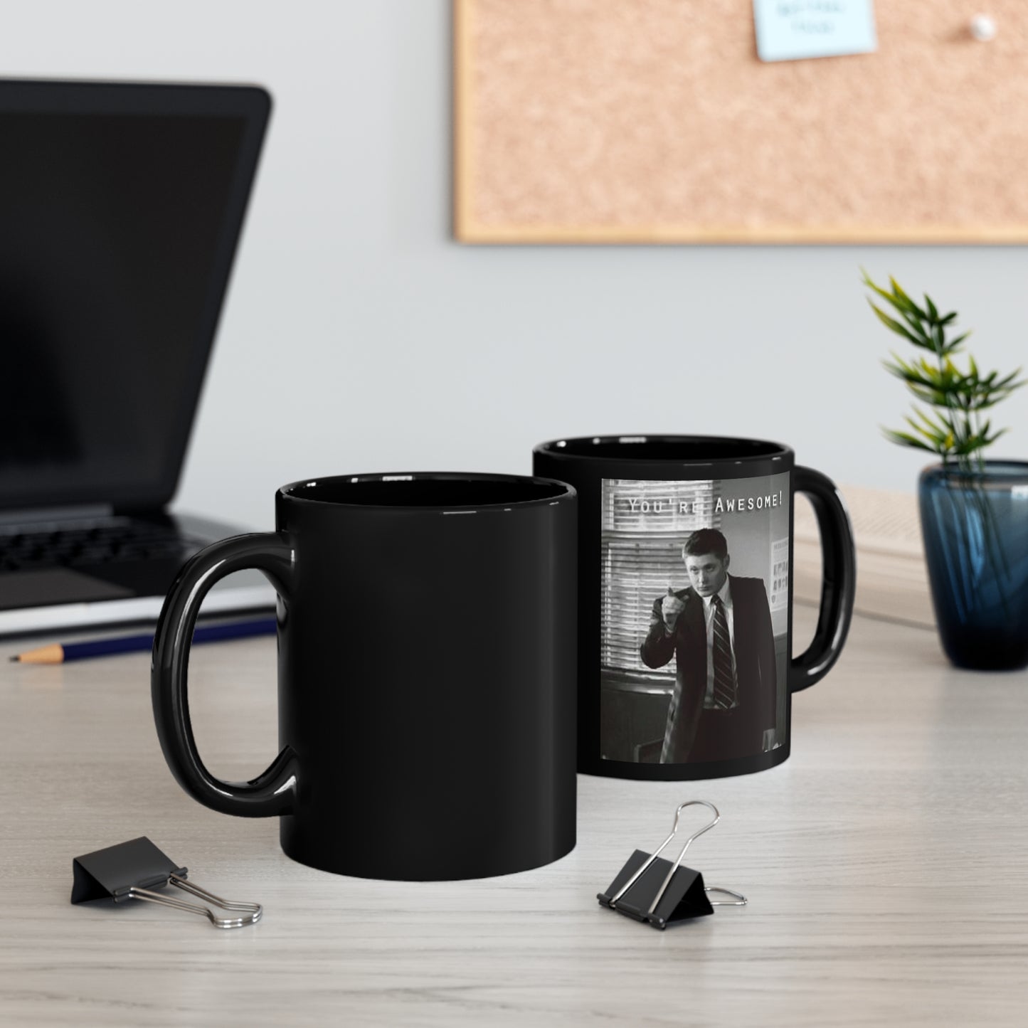 Supernatural "You're Awesome" 11oz Black Mug