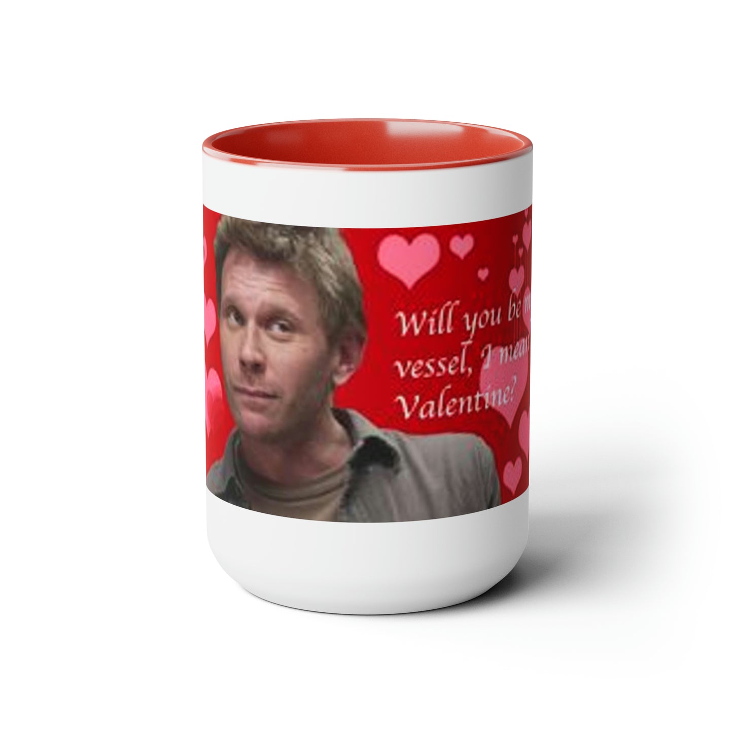 Supernatural Lucifer Valentine, Two-Tone Coffee Mugs, 15oz