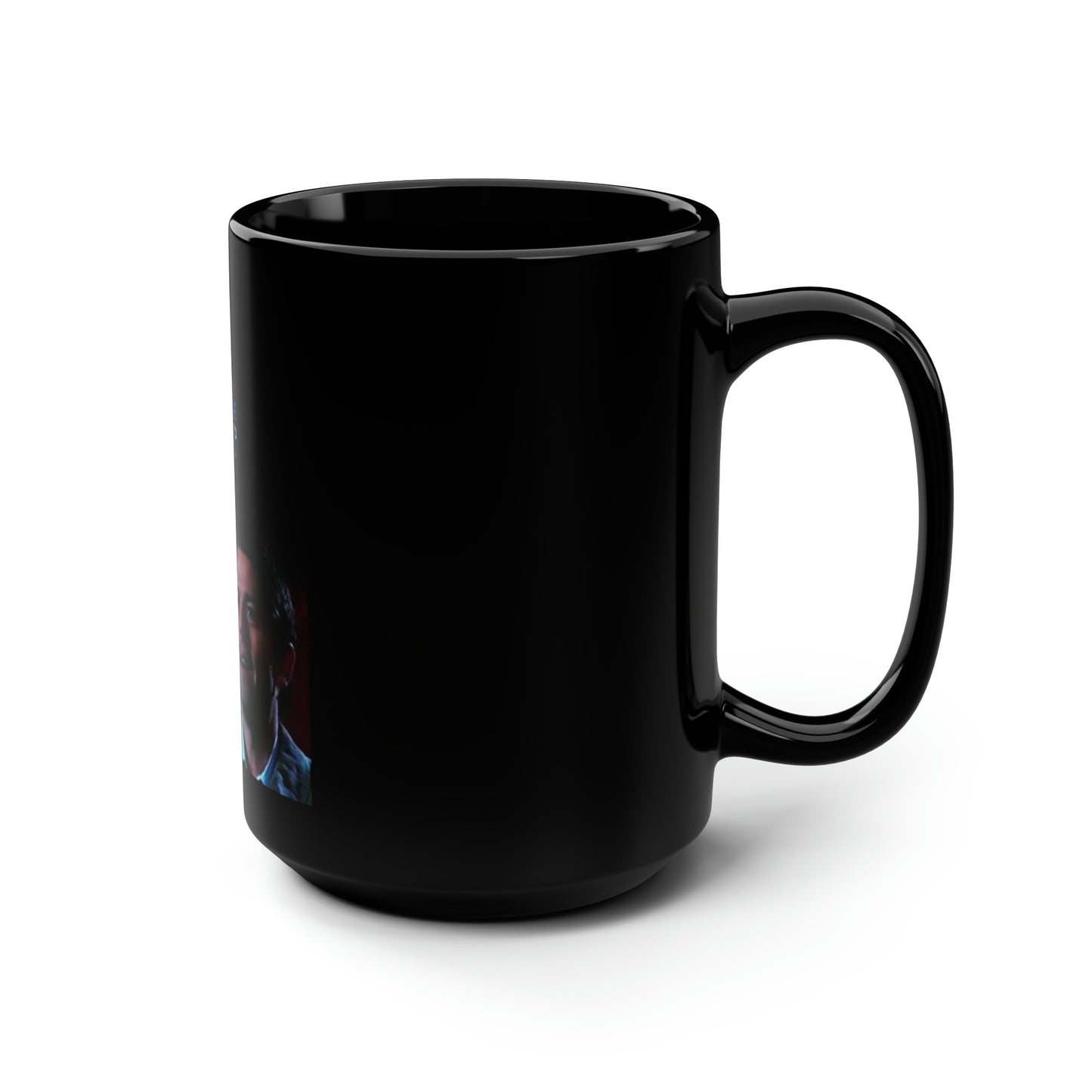 Supernatural Cas Valentine, Black Mug, 15oz