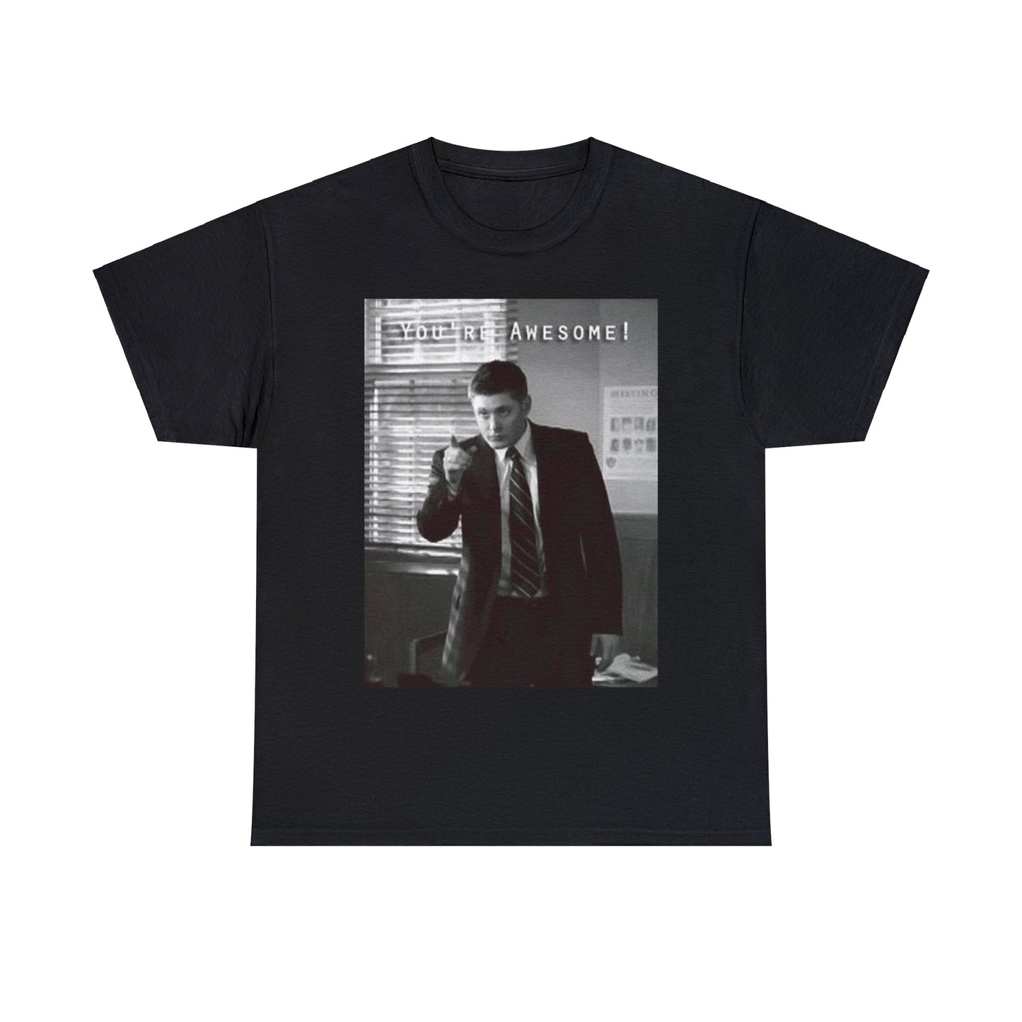 Supernatural Dean "Your Awesome" Unisex Heavy Cotton Tee