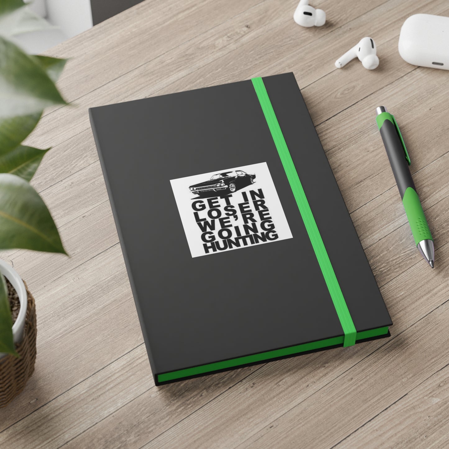 Supernatural "Hunting" Color Contrast Notebook - Ruled