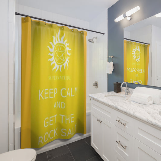 Supernatural /rock salt, Shower Curtains
