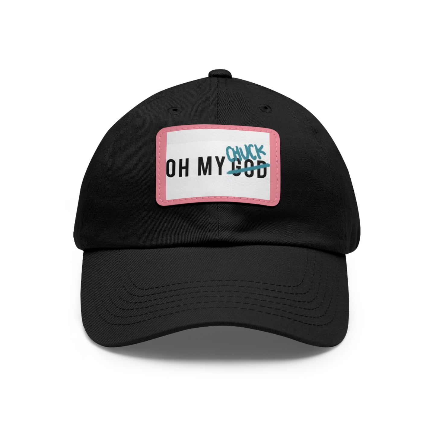 Supernatural "Oh My Chuck" Dad Hat with Leather Patch (Rectangle)
