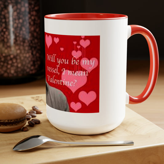 Supernatural Lucifer Valentine, Two-Tone Coffee Mugs, 15oz