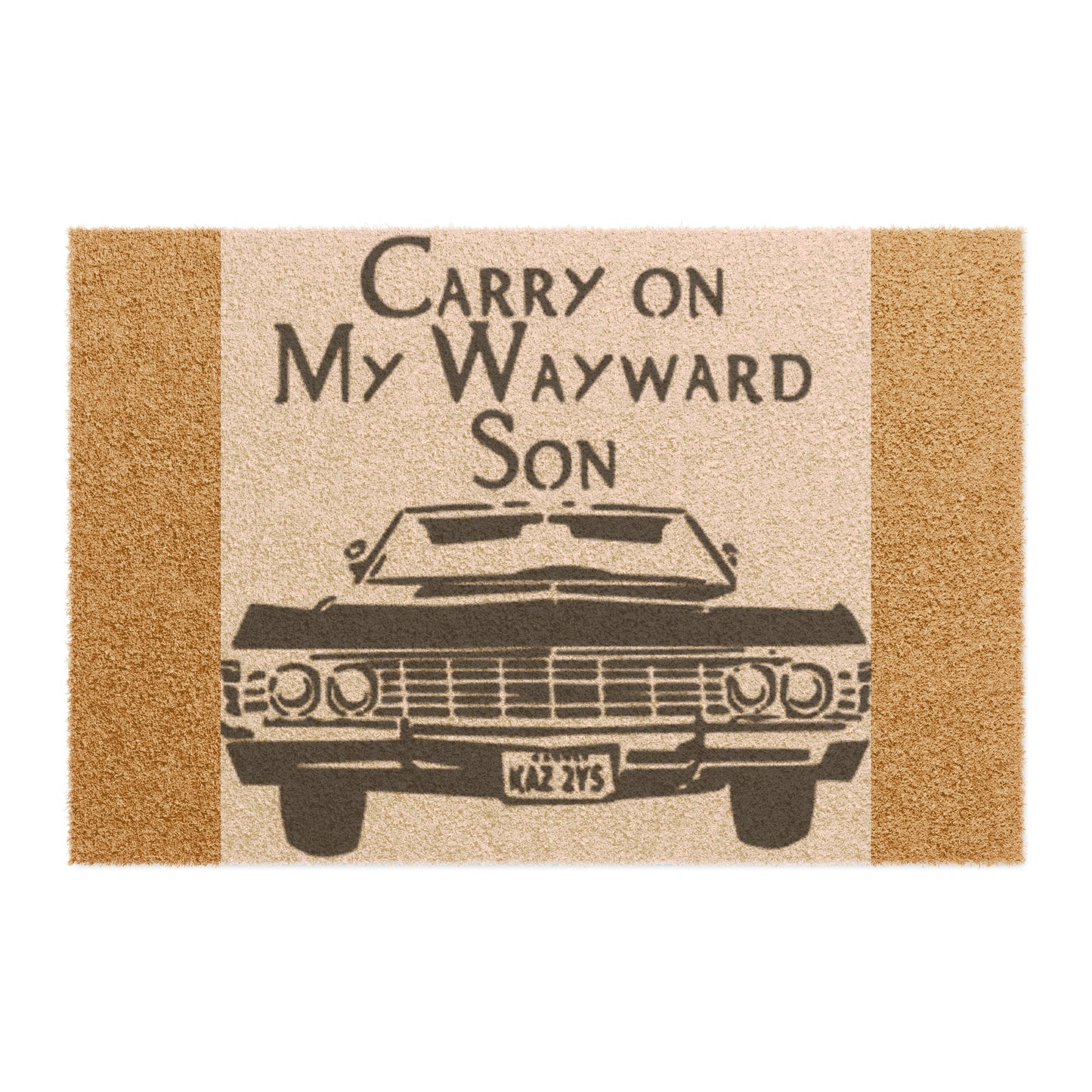Supernatural "Carry On" Doormat